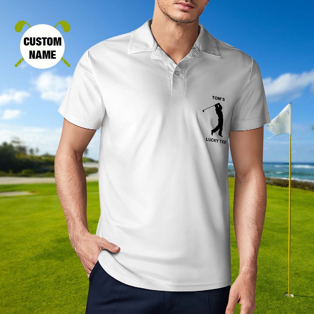 Polo Avec Nom Personnalisé Pour Homme Chemises De Golf Personnalisées -