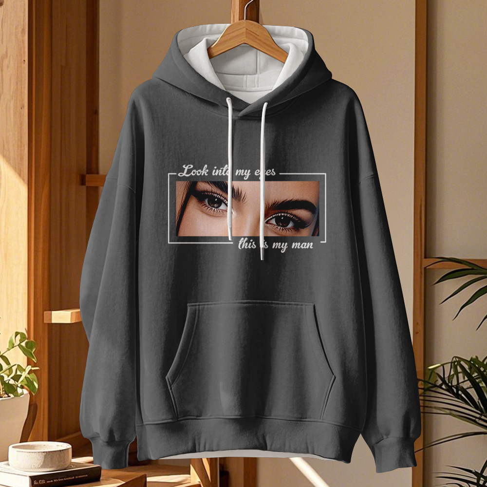 T-shirt Personnalisé Unique Avec Yeux, T-shirt Avec Yeux De L'être Aimé, T-shirt Personnalisé Avec Illustrations D'yeux, Croquis D'art Unique À Partir D'une Photo, Cadeau Pour Votre Amour - MaPhotochaussetteFr