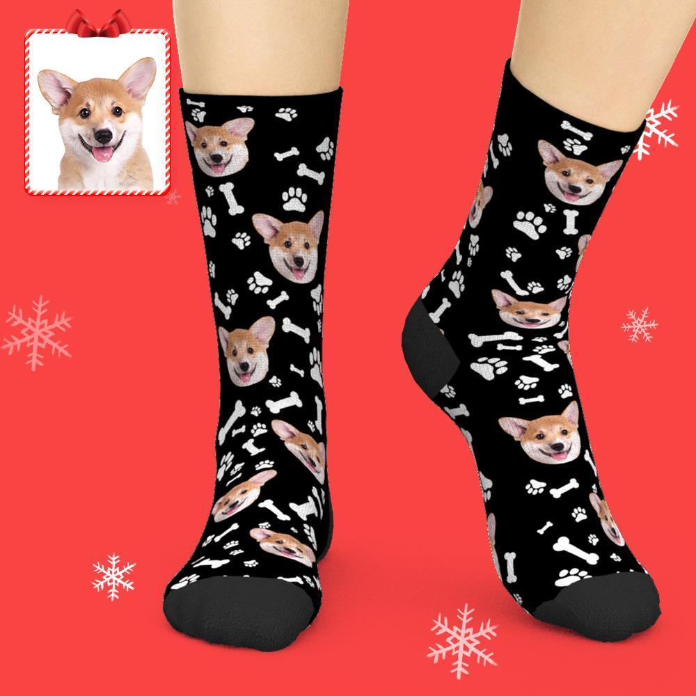 Chaussettes Personnalisées Pour Chien Avec Votre Texte Aperçu 3D