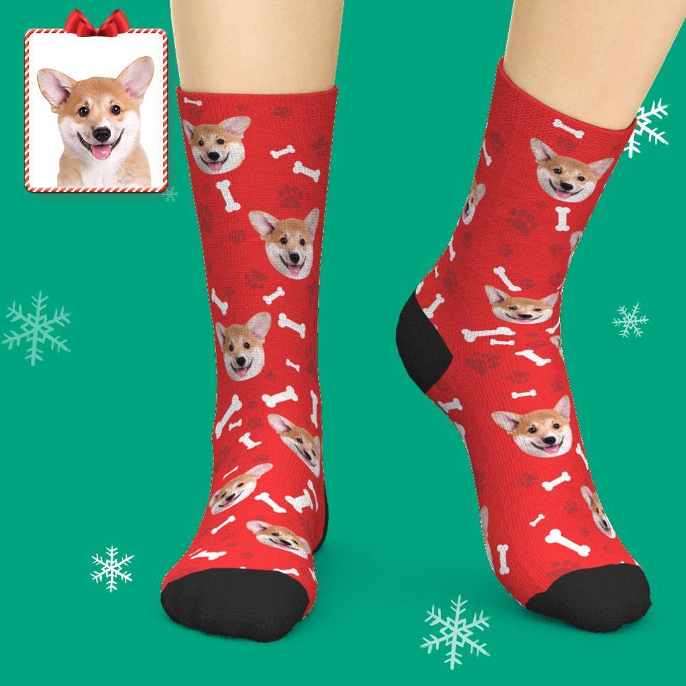 Chaussettes Personnalisées Pour Chien Avec Votre Texte Aperçu 3D