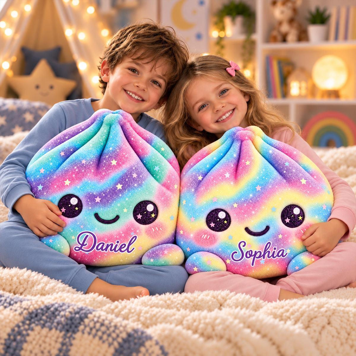 [Effet D'impression 3D] Oreiller En Forme Personnalisé Galaxy Dumpling - Cadeaux Personnalisés Pour Les Enfants - MaPhotochaussetteFr