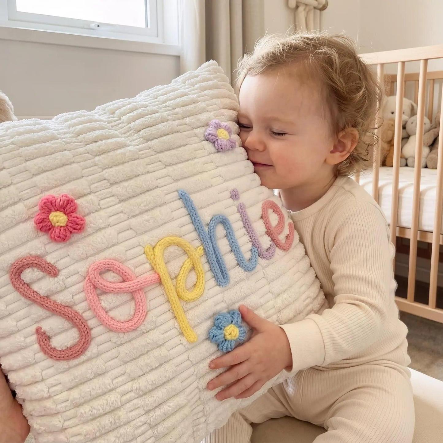 Décor Personnalisé De Pépinière D’oreiller De Nom D’enfants - MaPhotochaussetteFr