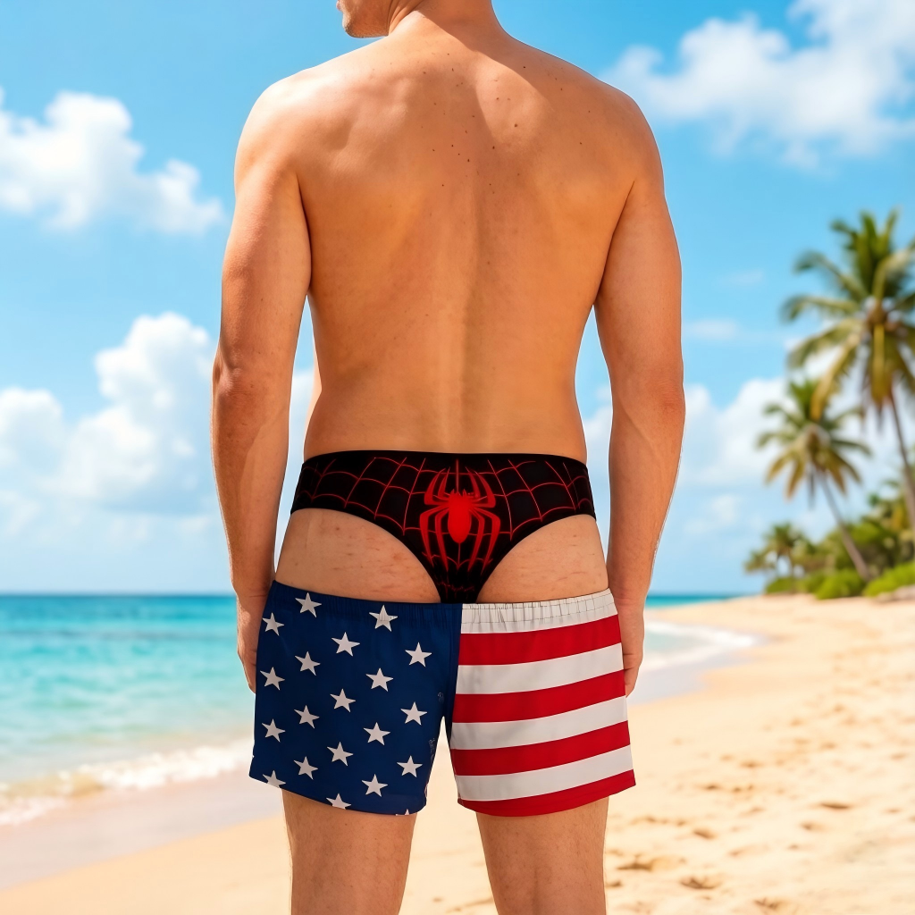 Maillot De Bain Personnalisé Pour Hommes, Nouveauté, Illusion D'optique, Short De Bain, Nouveauté Amusante, Short De Fête, Cadeau Pour Mari Et Petit Ami - MaPhotochaussetteFr