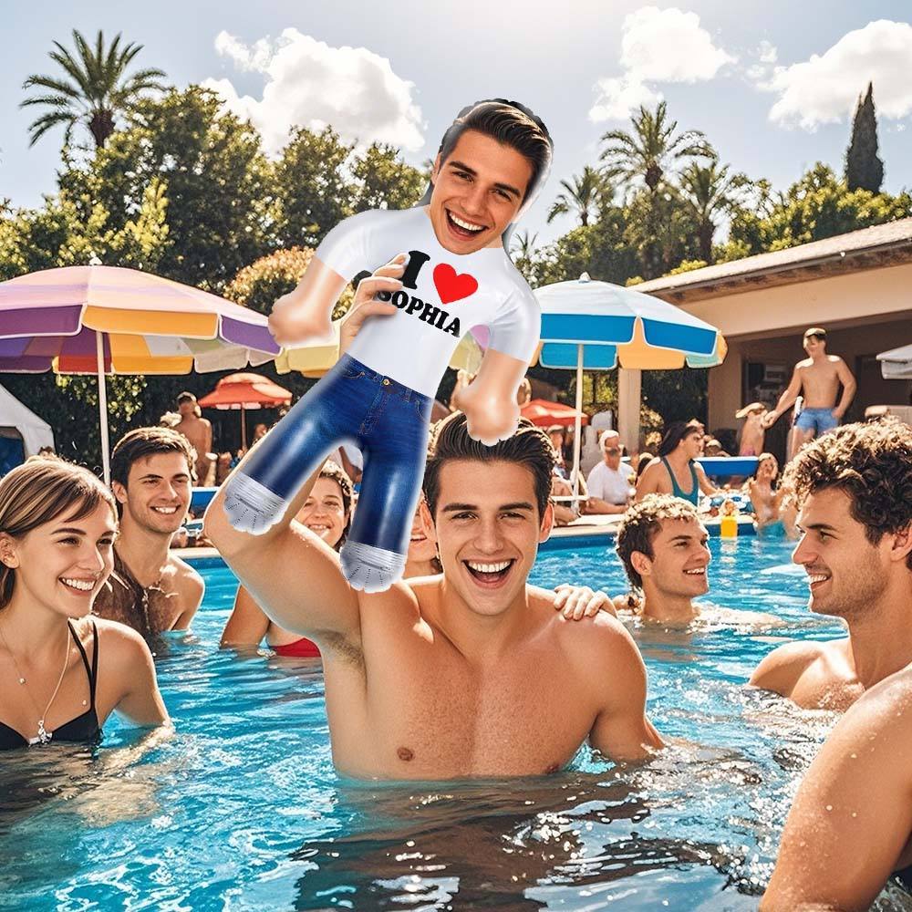 Personnalisé I Heart You Blow Up Dolls Cadeau De Poupée Gonflable Drôle Personnalisé Pour Elle