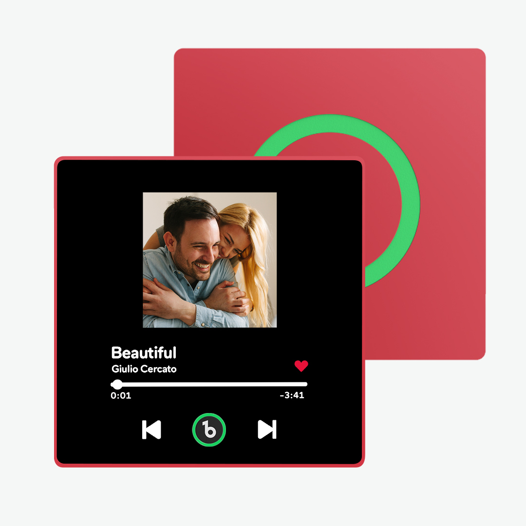 Aimant De Réfrigérateur De Musique Personnalisé, Cadre Coloré, Album Personnalisé, Aimant De Réfrigérateur Qui Peut Être Joué, Chanson, Cadeau D'anniversaire Pour Couple - MaPhotochaussetteFr