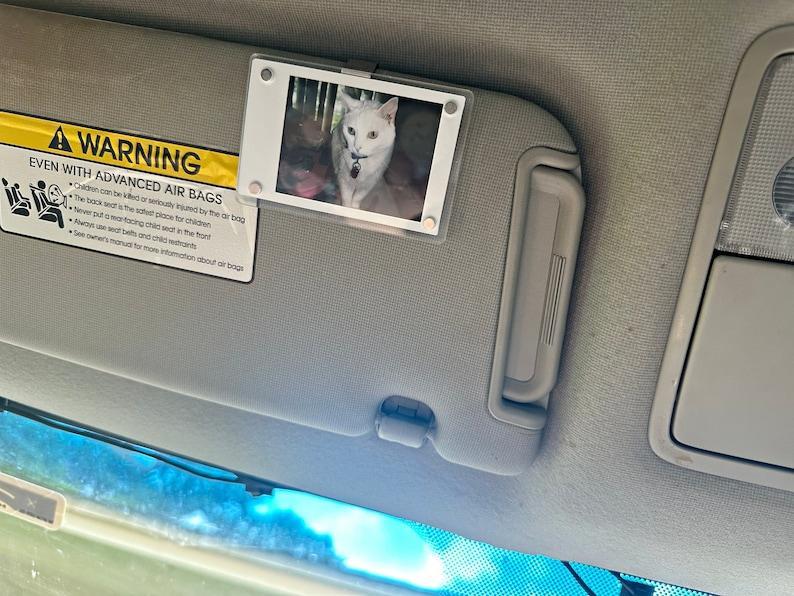 Clip De Pare-soleil De Voiture Avec Photo, Clip De Pare-soleil Personnalisé, Décoration De Voiture, Photo Polaroid, Cadeau Pour Couples De Voiture