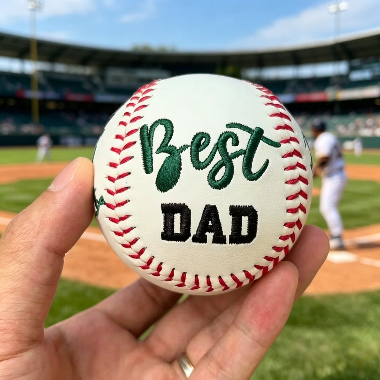 Personalized Embroidered Baseball & Softball, Father's Day Gift