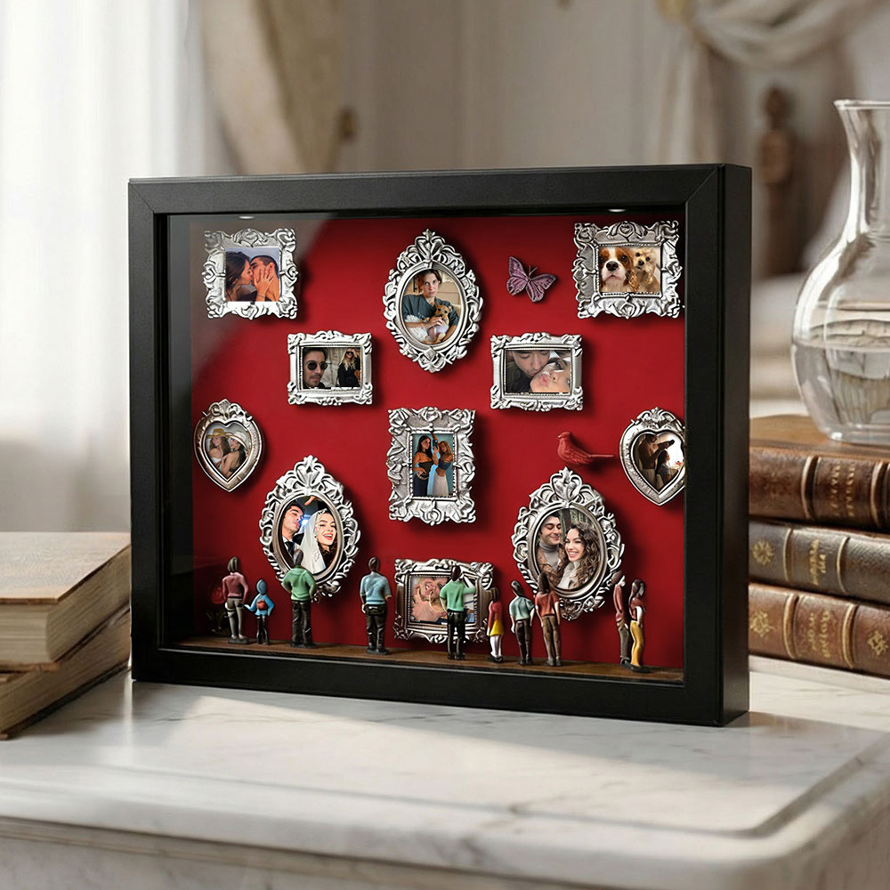 Museum of Us Frame Personalized Couples Gift for Her Cute Miniature Museum Gifts Meaningful Gift Valentine's Day Anniversary Gift - MyPhotoSocks