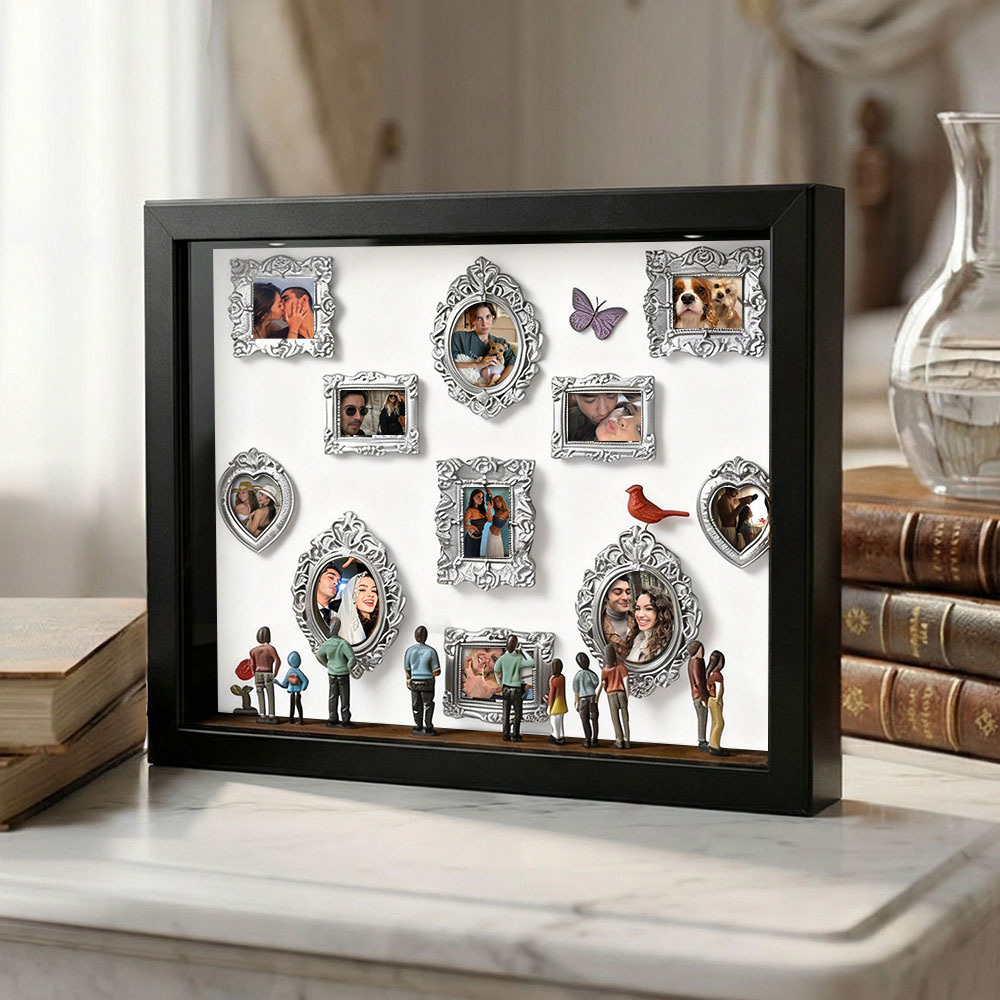 Museum of Us Frame Personalized Couples Gift for Her Cute Miniature Museum Gifts Meaningful Gift Valentine's Day Anniversary Gift - MyPhotoSocks