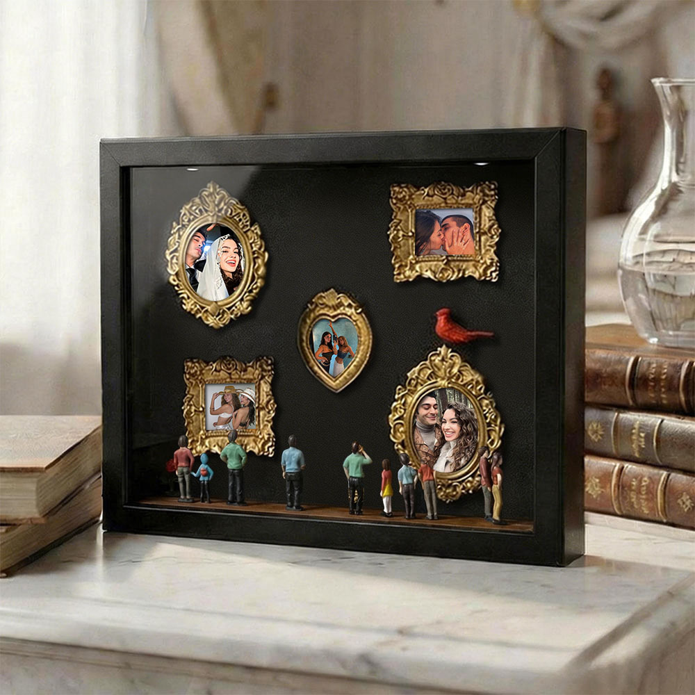 Museum of Us Frame Personalized Couples Gift for Her Cute Miniature Museum Gifts Meaningful Gift Valentine's Day Anniversary Gift - MyPhotoSocks