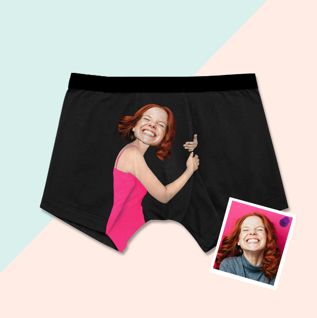 Men's Custom Face On Body Boxer Shorts-Put Face On Underwear-MyPhotoSocks