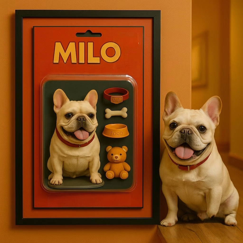Fully Body Custom Action Figure Portraits Personalized Toy Box Art Custom Photo Frame Decorations Custom Toy Figure Gift for Pet Lovers - MyPhotoSocks