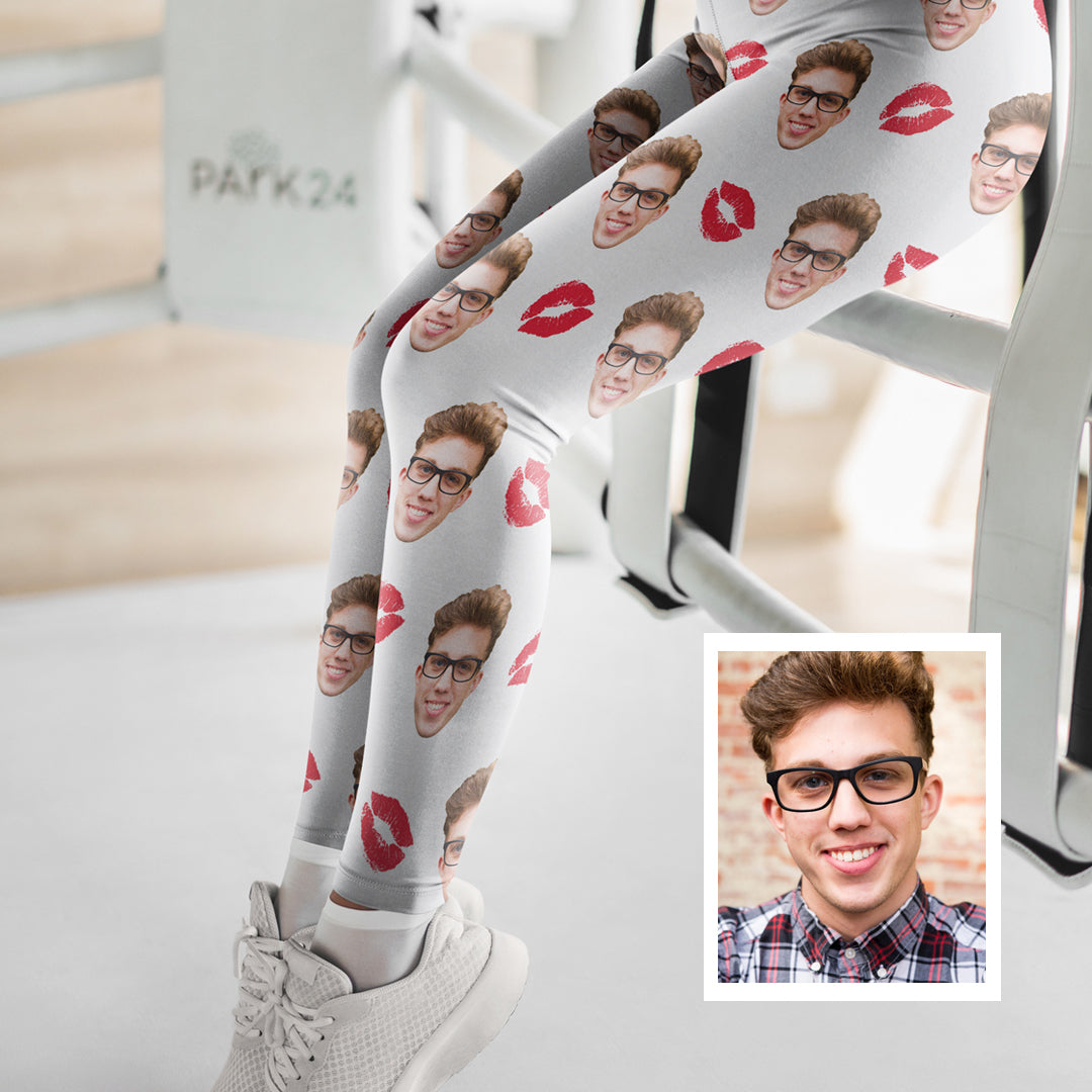 Custom Face Leggings - Kiss-MyPhotoSocks