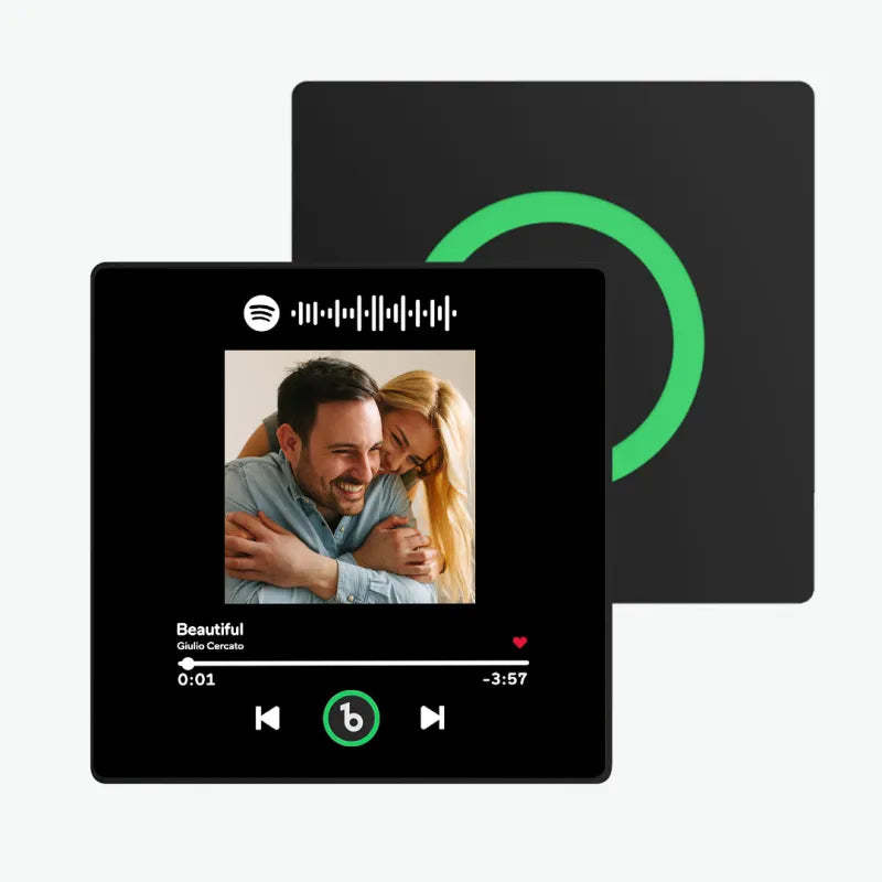 Personalized Music Fridge Magnet Colorful Frame Album Fridge Magnet Music Wall Photo Sticker Music Movement That Can Be Played Gift for Couple - Bestchristmasgifts