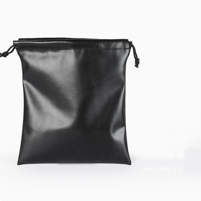 Leather Storage Bag Leather Drawstring Bag Waterproof Storage Bag 20*25cm - MyPhotoSocks
