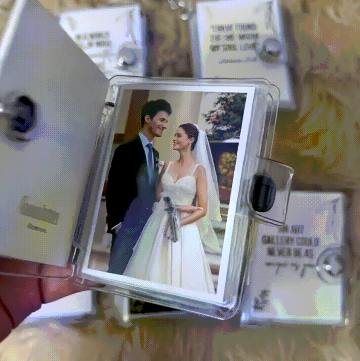 Personalized Flip Min Book Album from Your Memories. Custom Movie Book from Video as Perfect DIY Gift for Anniversary. Memories in Flipbook.