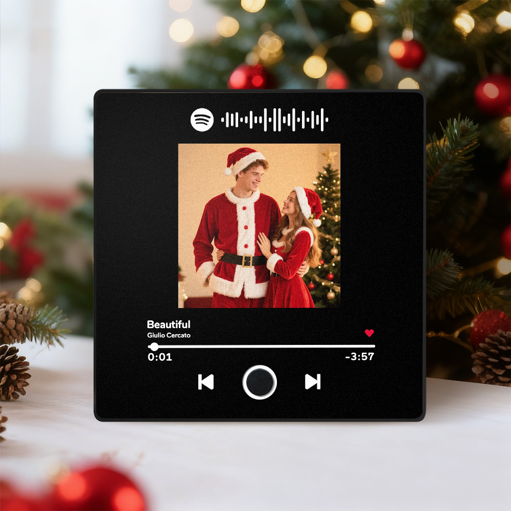 Custom Photo Christmas Gift Album Fridge Magnet Music Wall Photo Sticker Music Movement That Can Be Played Without Cell Phone Music Fridge Magnet Pro - MyPhotoSocks