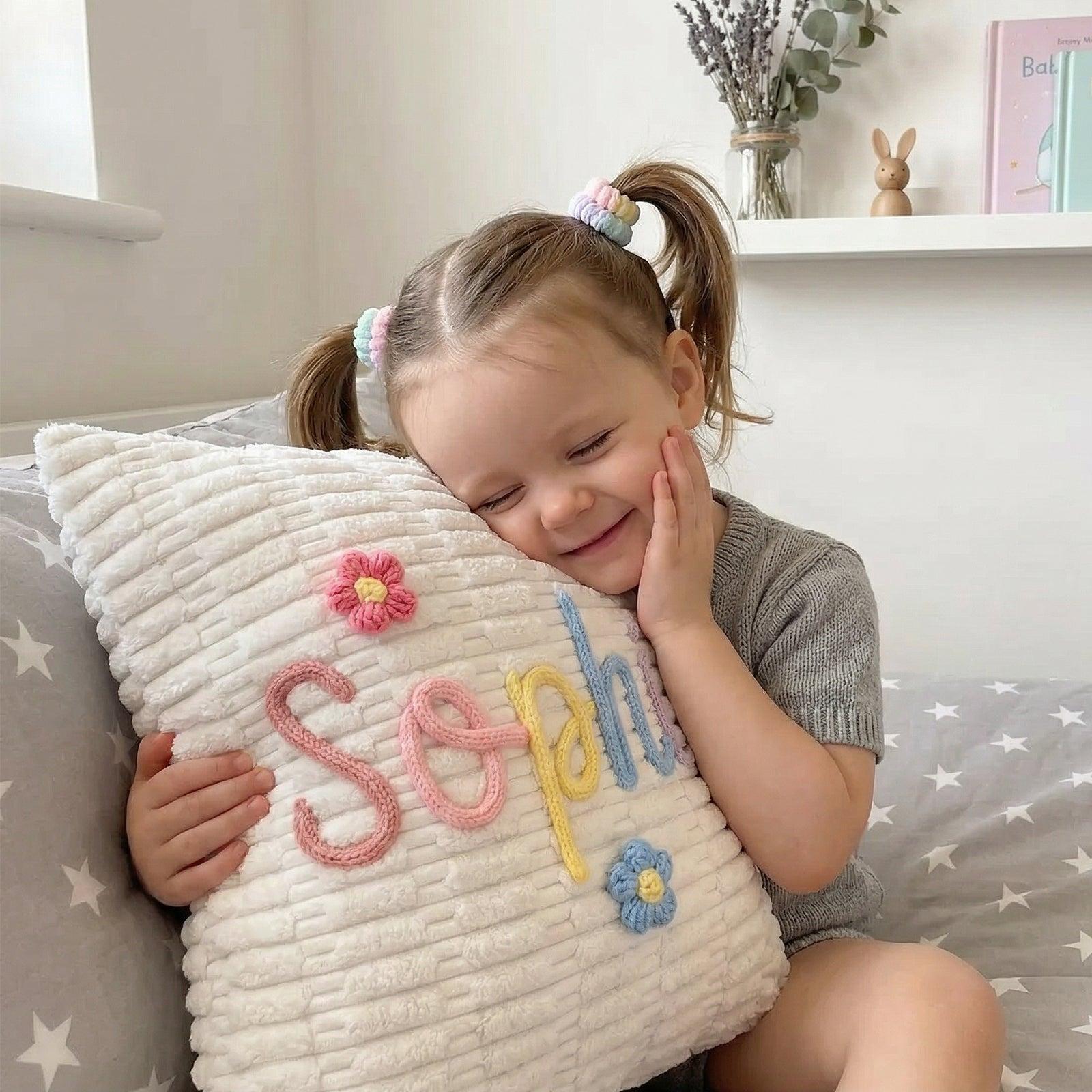 Personalized Kids Name Pillow Nursery Decor