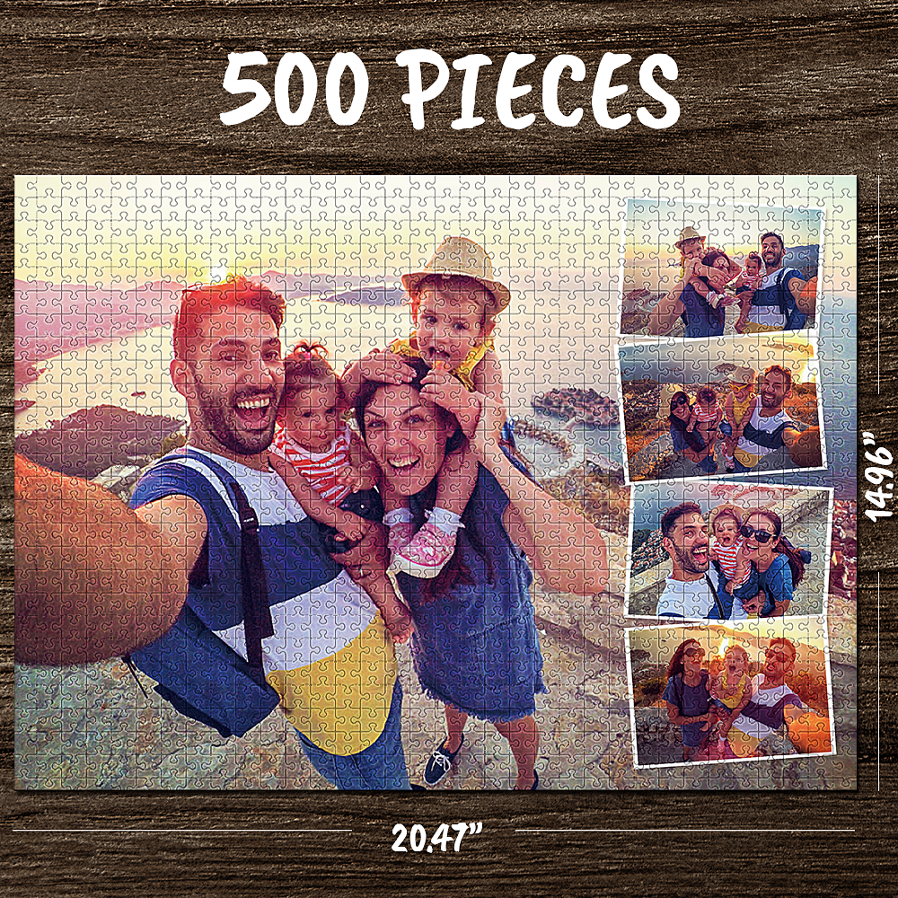 Custom Photo Jigsaw Puzzle Best Gifts For Family - 35-1000 pieces - MyPhotoSocks