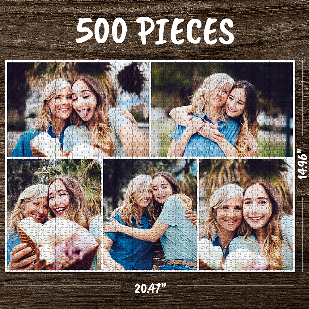 Custom Photo Jigsaw Puzzle Best Gifts For Love - 35-1000 pieces - MyPhotoSocks