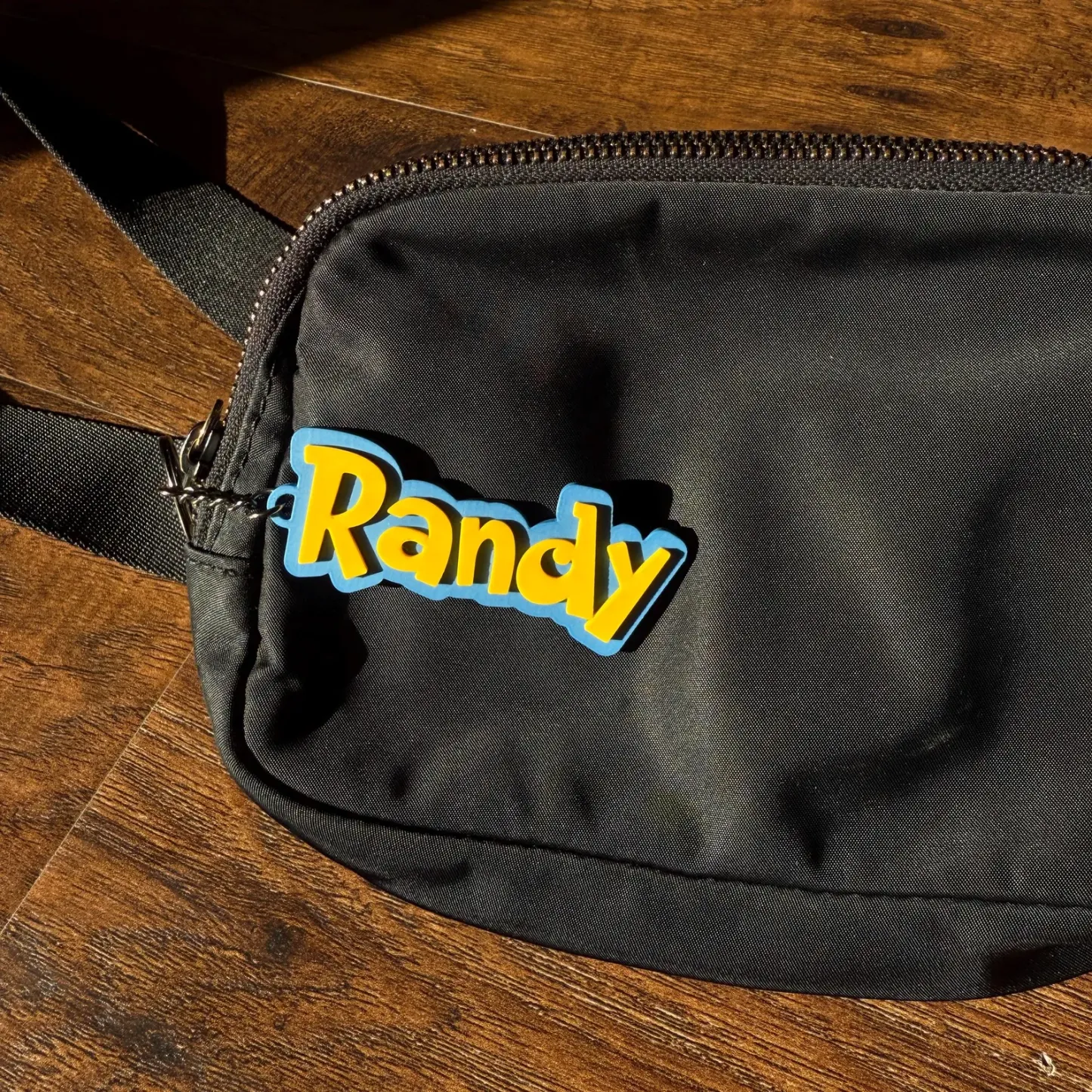 Personalized Poke Charm Name Tag Keychain 3D Printed Custom Backpack Keyrings Luggage Stocking Stuffer