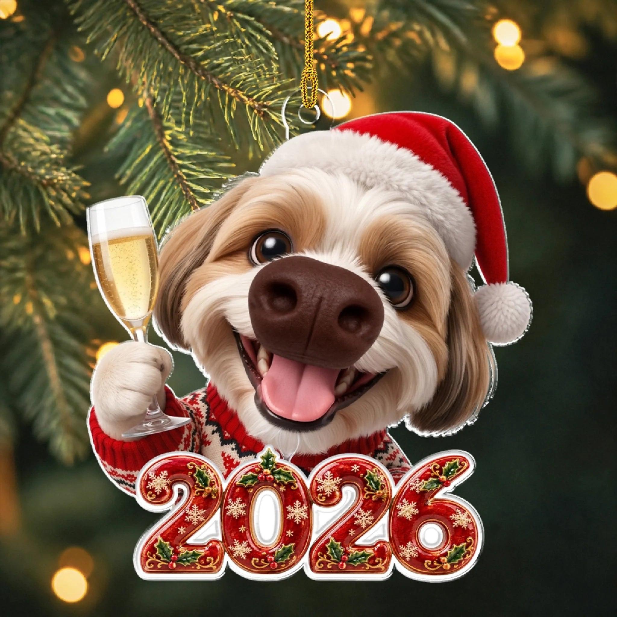 Custom Christmas Decor Home Birthday Gifts For Dog Lovers • Cheers And Boops - Personalized Nose Squishy Ornament