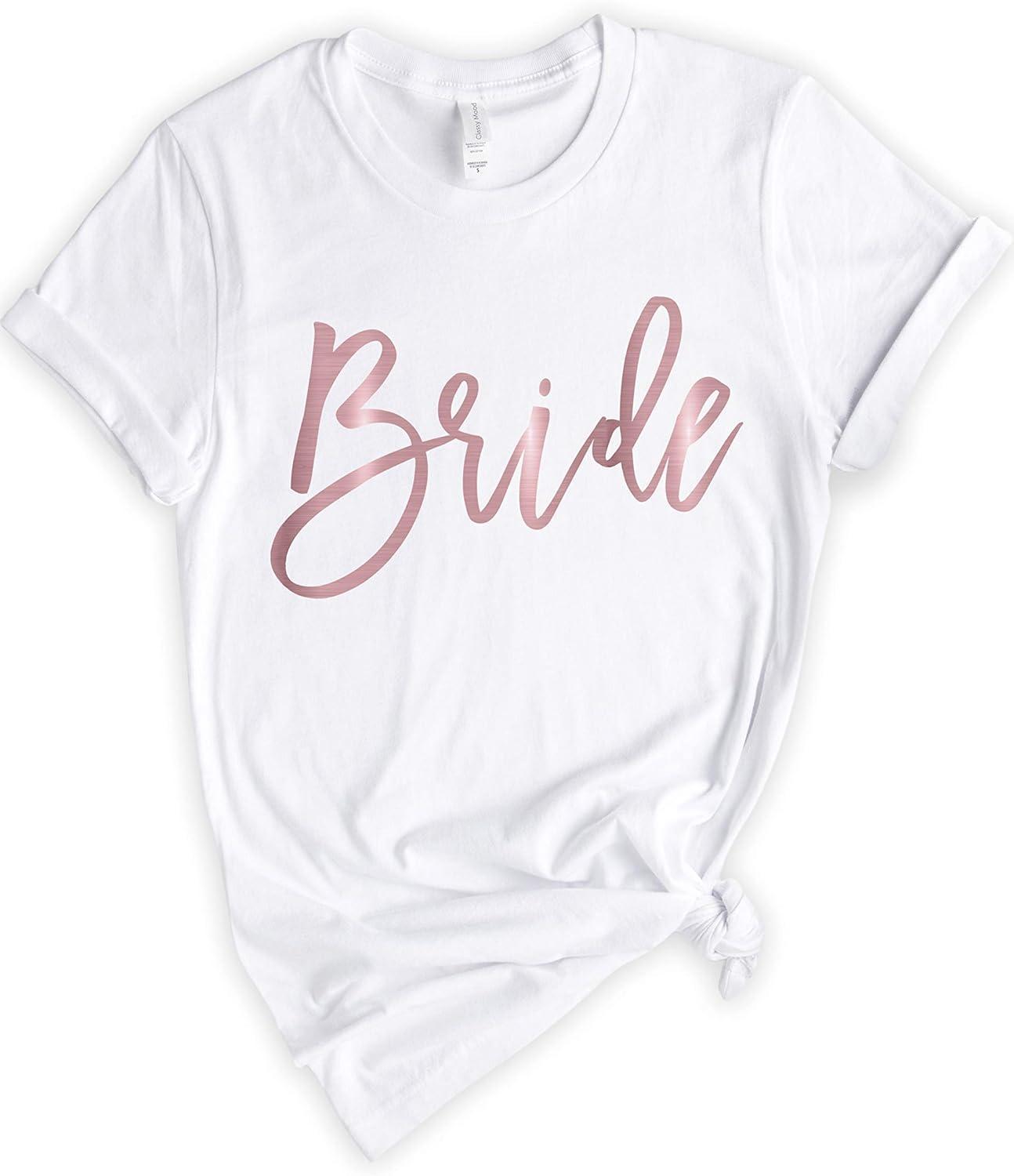 Classy Mood Bride Bachelorette Party Shirts Bridal Party T-Shirt Wedding Party Tshirt Bridesmaid Proposal Gift