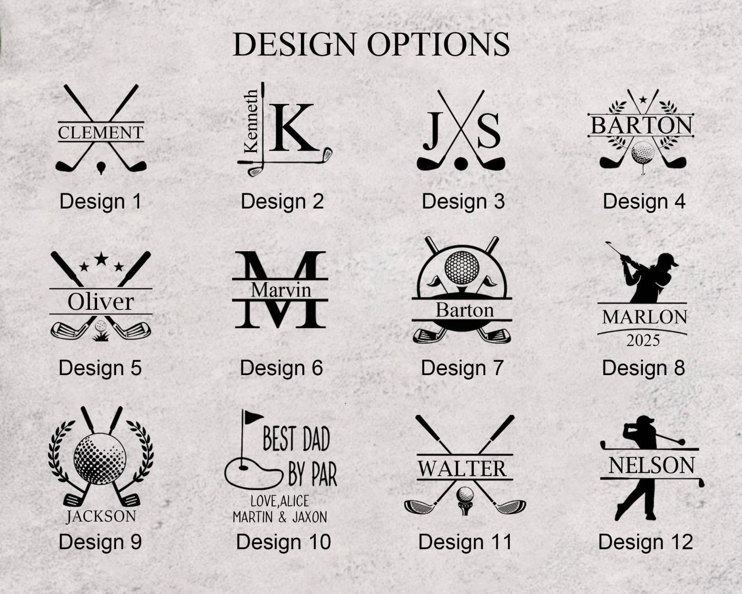 Personalized Golf Gift Set Bag, Engraved Tool Kit Bag Empty Golf Accessory Organizer Bag