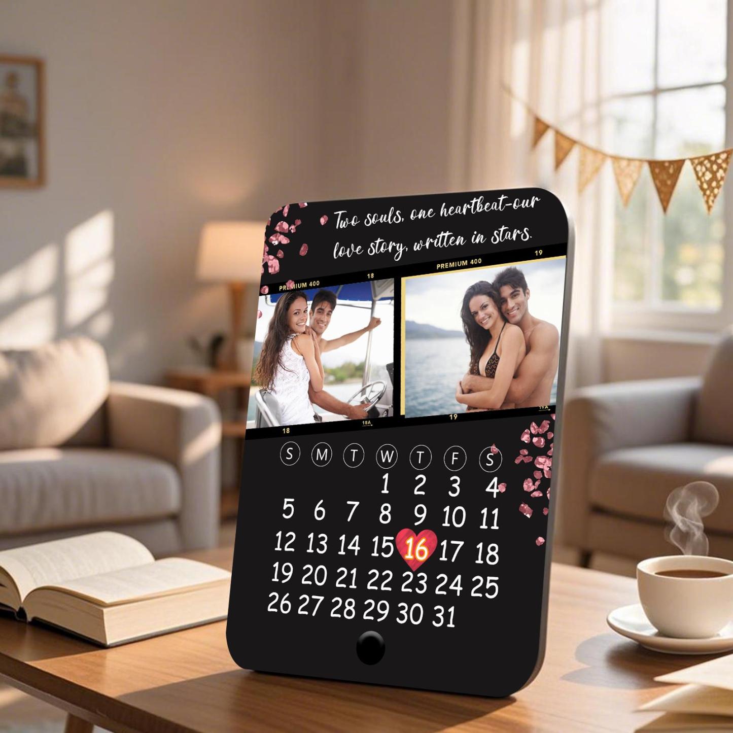 Custom Acrylic Song Plaque with Music Player: Personalized Photo Gift