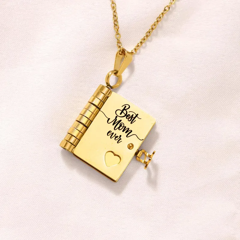 My Little Star Book Necklace – A Letter to My Daughter in a Locket, Ad