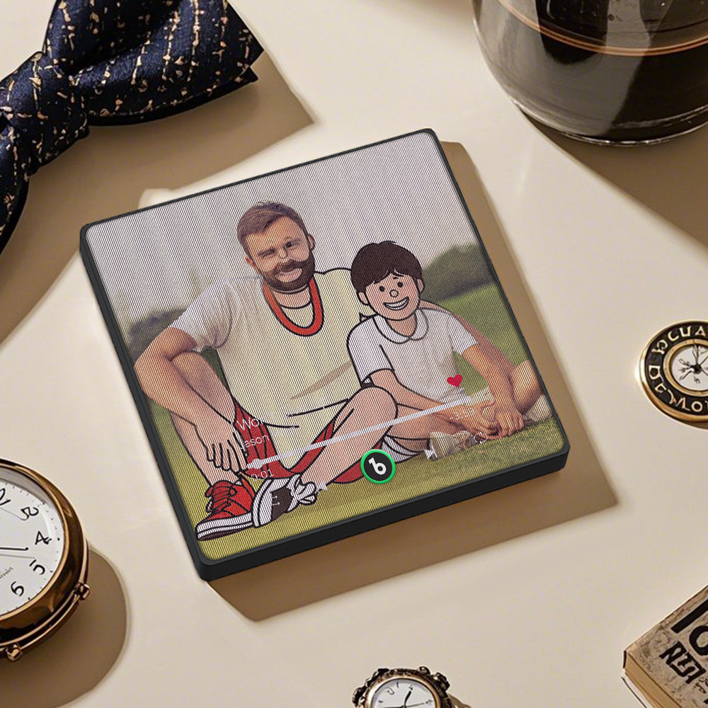 Custom Cartoon Characters Photo Lenticular Music Fridge Magnet Fun Gift - MyPhotoSocks