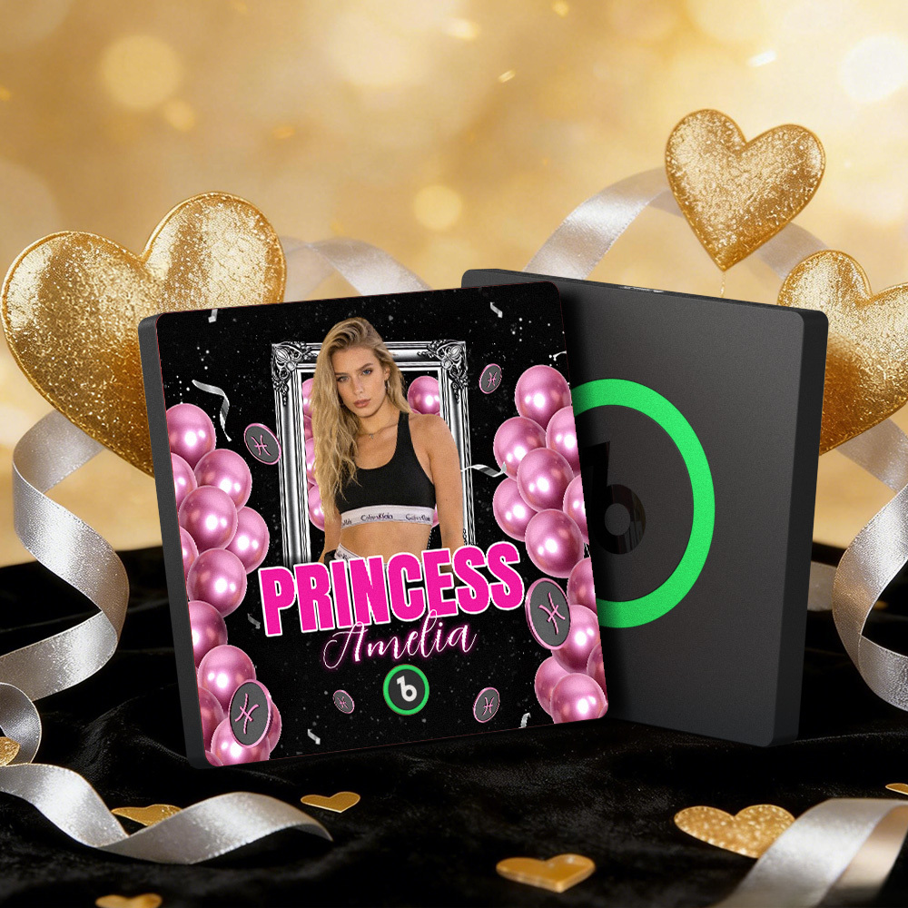 Custom Music Fridge Magnets Princess Style Colorful Frame Album Fridge Magnet Can Play Songs Gift