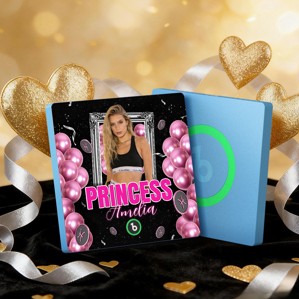 Custom Music Fridge Magnets Princess Style Colorful Frame Album Fridge Magnet Can Play Songs Gift