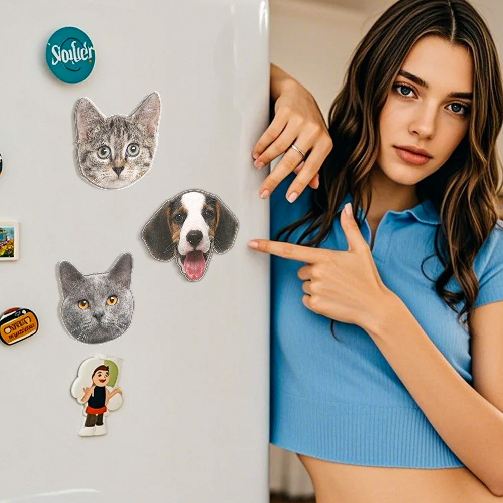 Personalized Magnet High Quality Acrylic Fridge Magnetic Pet Photo Gift