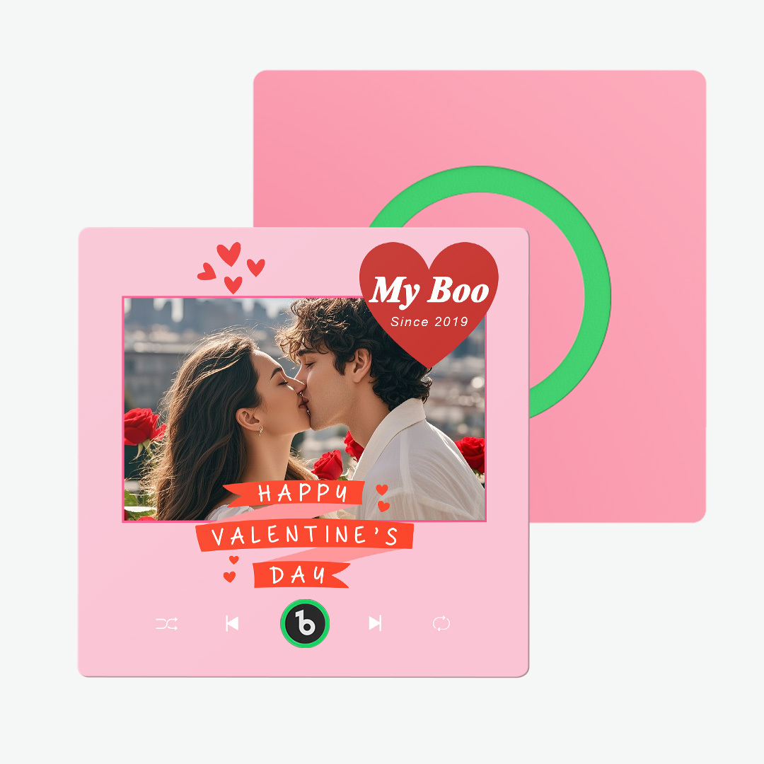 Custom Music Fridge Magnets Custom Music Fridge Magnet Colorful Frame Album Fridge Magnet Can Play Songs Gift for Lover - MyPhotoSocks