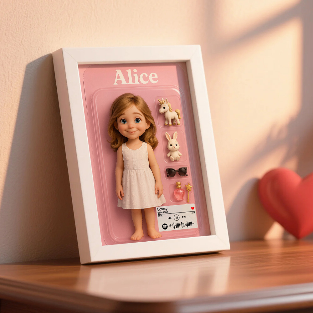 Custom Starter Pack Portrait, Personalized Portrait 3D Blister Toy Art, Custom Action Figure - MyPhotoSocks