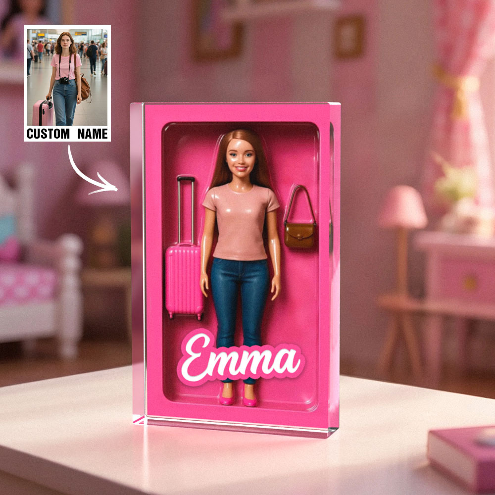 Personalized Doll Style Action Figure Portrait, Custom Toy Box Art, Custom Starter Kit, Custom Toy Figure Art, Trending Action Figure Gift