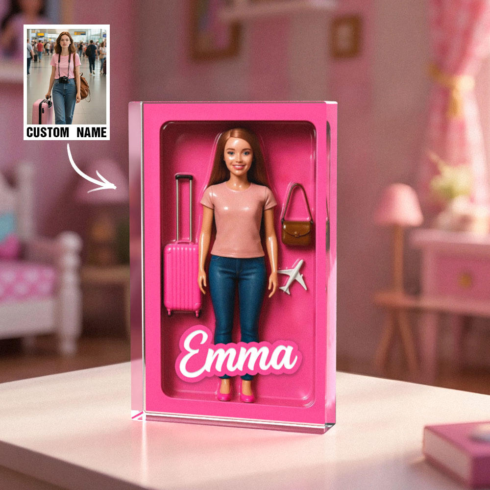 Personalized Doll Style Action Figure Portrait, Custom Toy Box Art, Custom Starter Kit, Custom Toy Figure Art, Trending Action Figure Gift