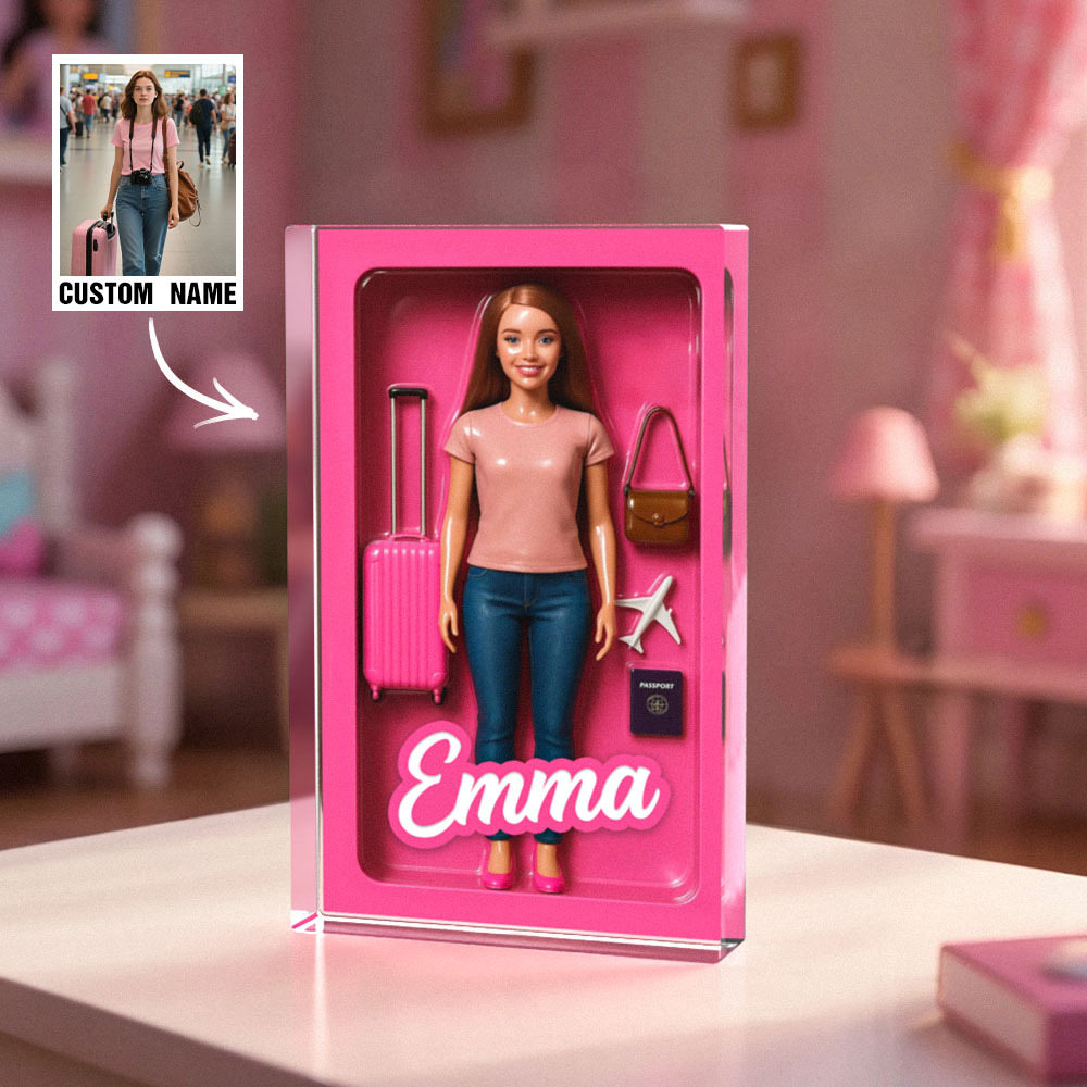 Personalized Doll Style Action Figure Portrait, Custom Toy Box Art, Custom Starter Kit, Custom Toy Figure Art, Trending Action Figure Gift