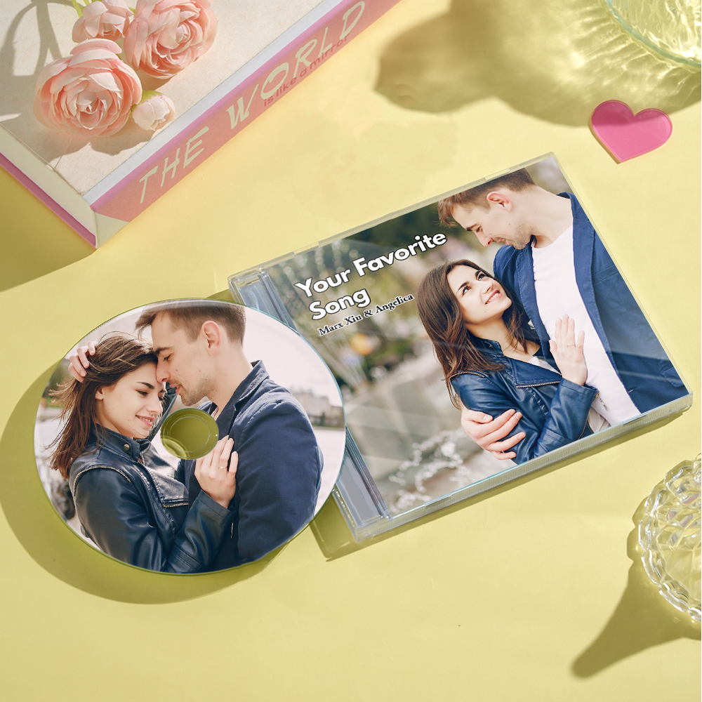 Custom CD & Jewel Case With 3 Photos Custom Your Own CD Mixtape 5/10/16 Songs Personalized Custom CD Album - MyPhotoSocks