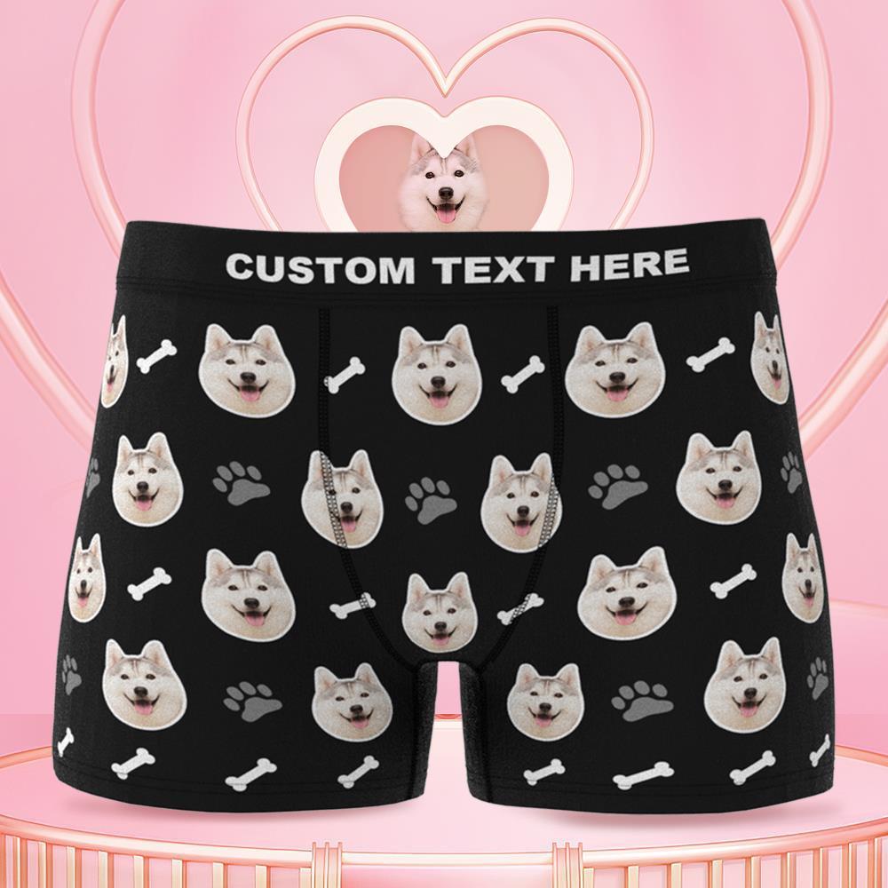 Men's Custom Dog Boxer Shorts 3D Online Preview