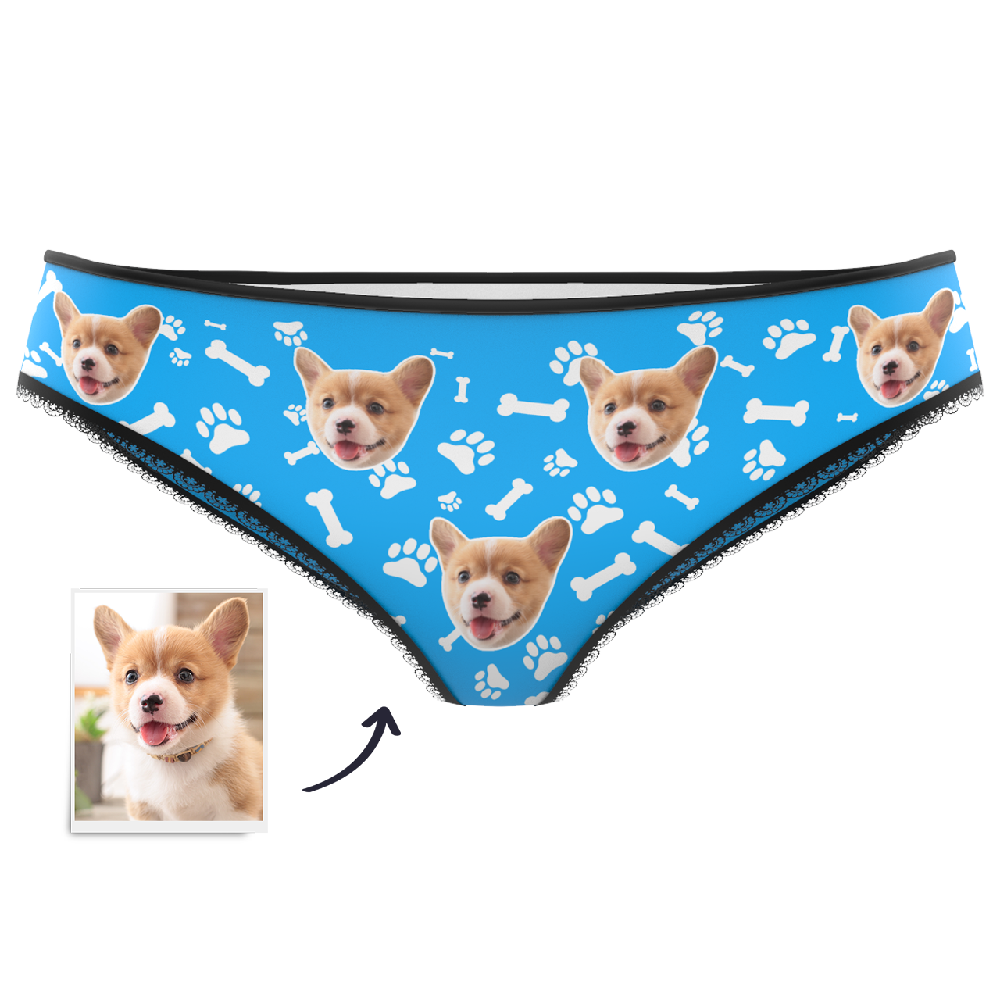 Custom Dog Face Panties-MyPhotoSocks
