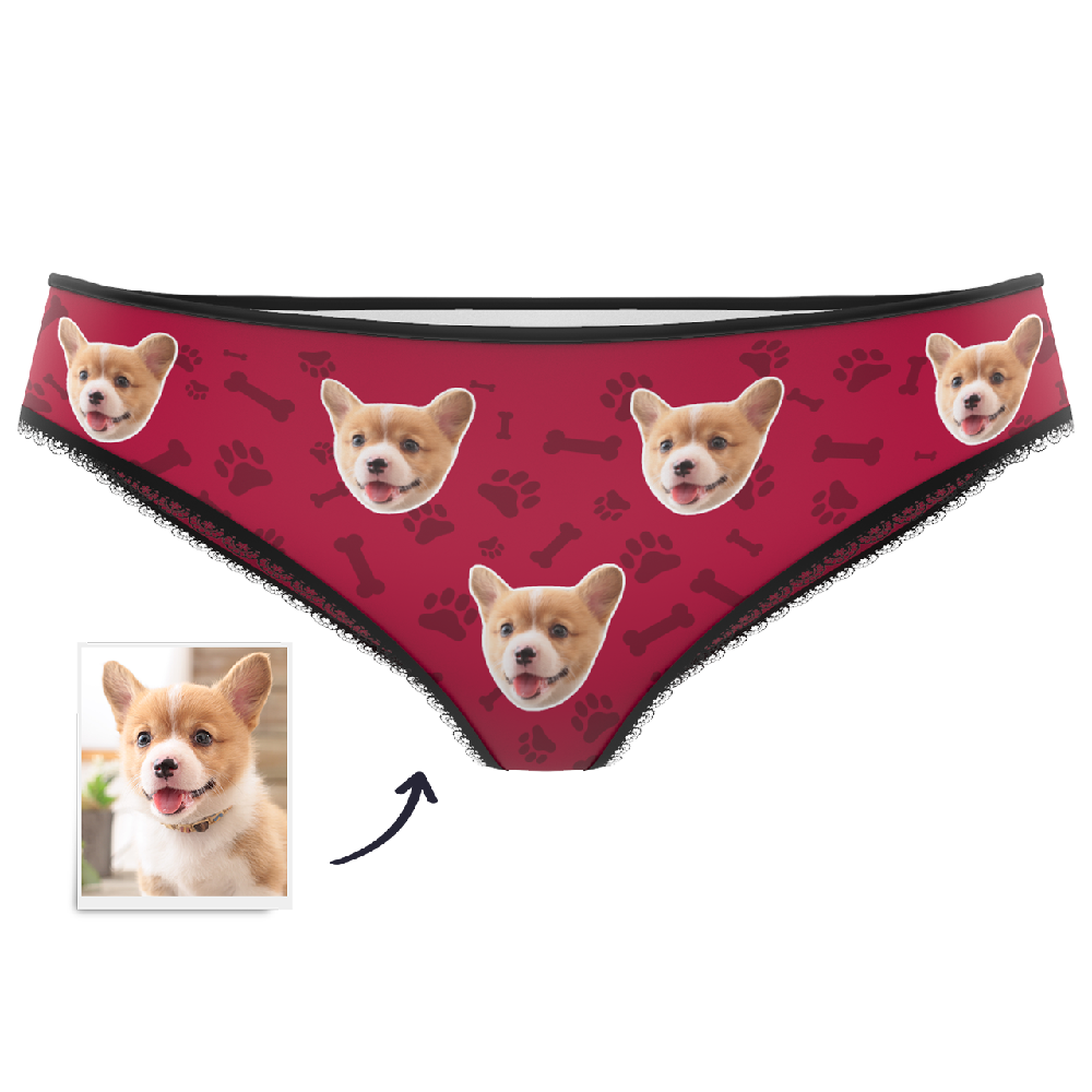 Custom Dog Face Panties-MyPhotoSocks