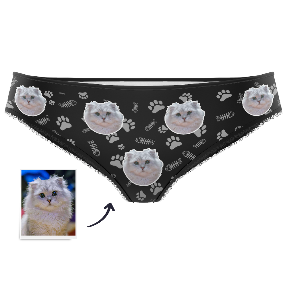 Custom Cat Face Panties - MyPhotoSocks