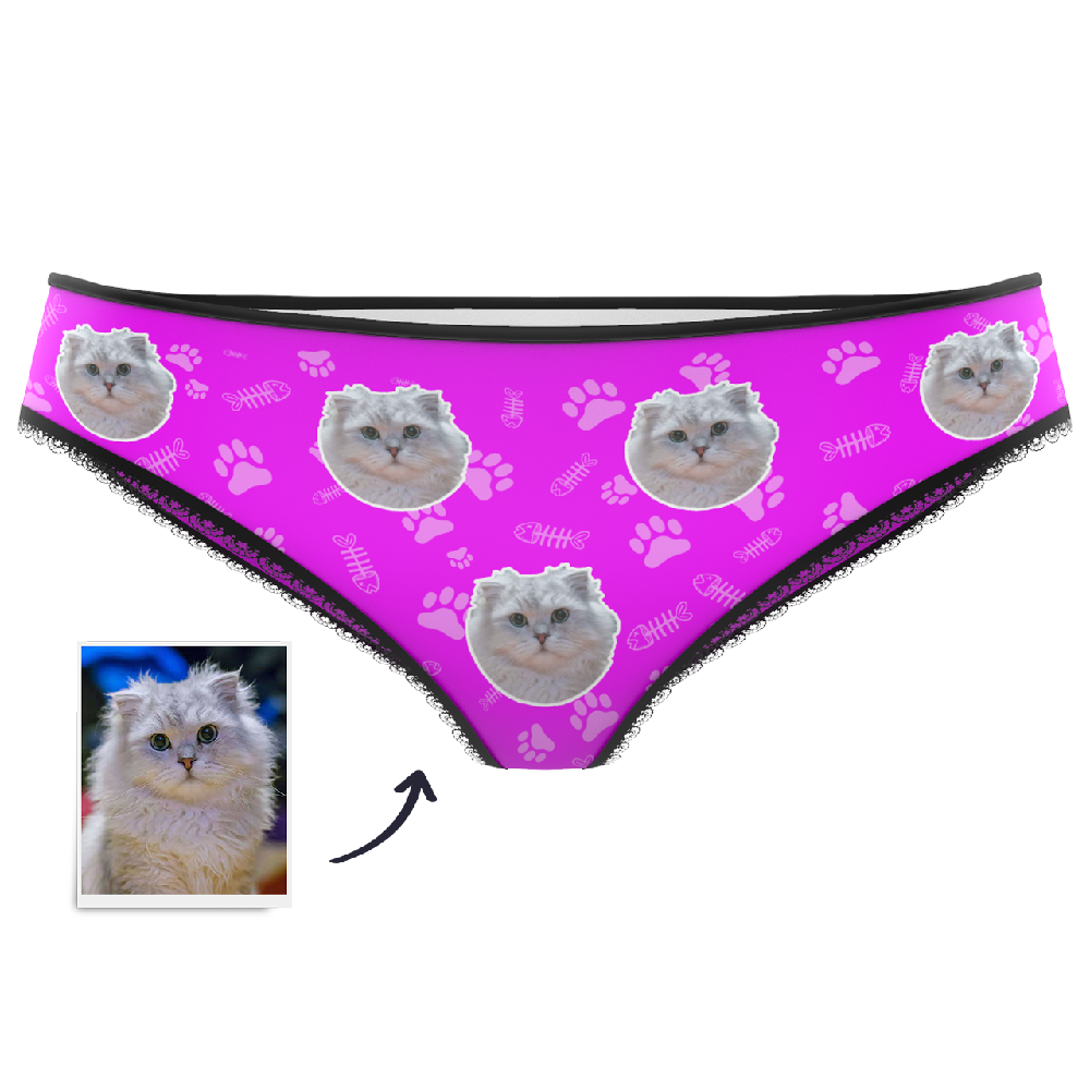 Custom Cat Face Panties - MyPhotoSocks