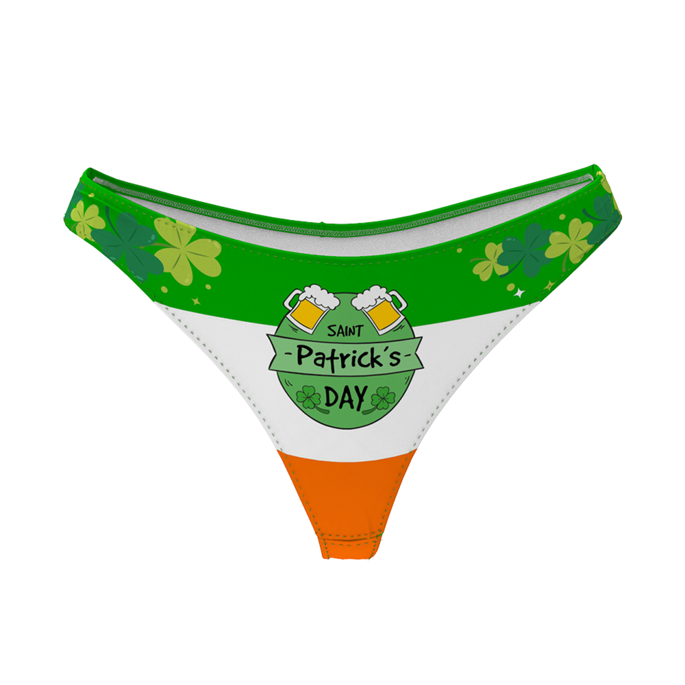 Women's Thong - Saint Patrick's Day - MyPhotoSocks