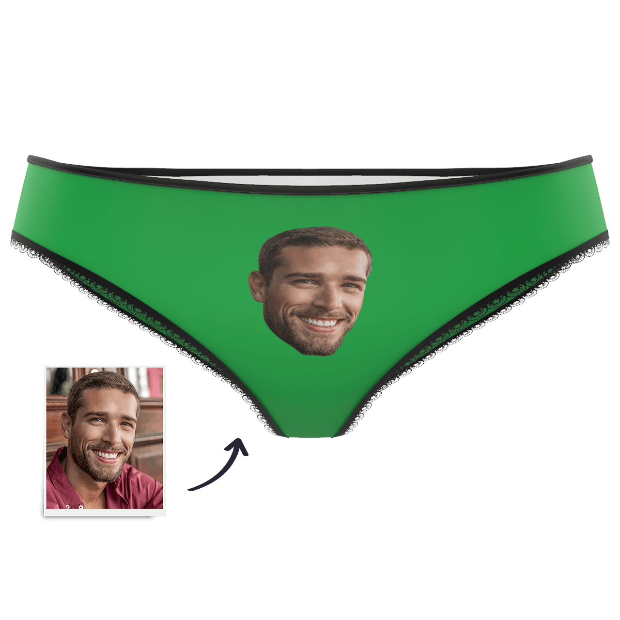 Custom Women's Face Colorful Panties - MyPhotoSocks