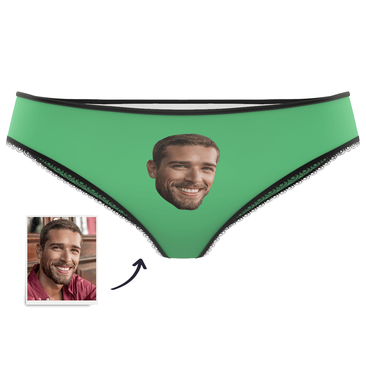 Custom Women's Face Colorful Panties - MyPhotoSocks