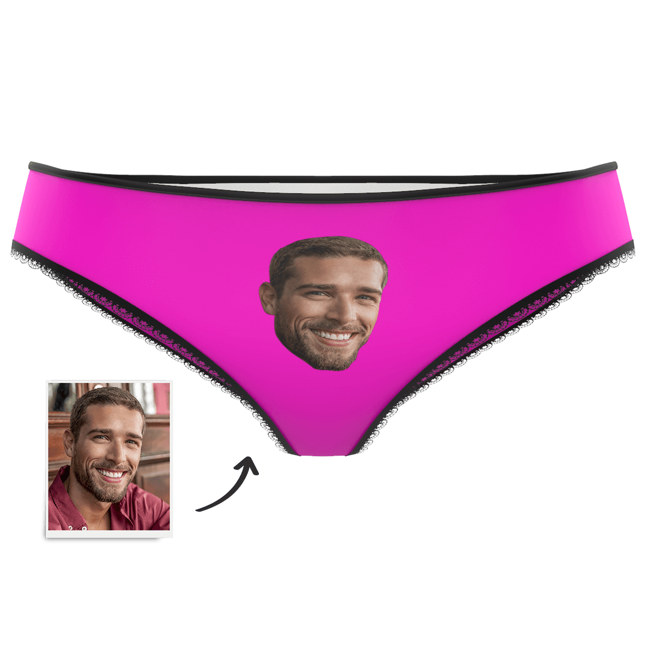 Custom Women's Face Colorful Panties - MyPhotoSocks