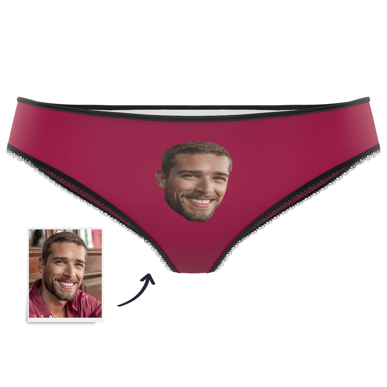 Custom Women's Face Colorful Panties - MyPhotoSocks
